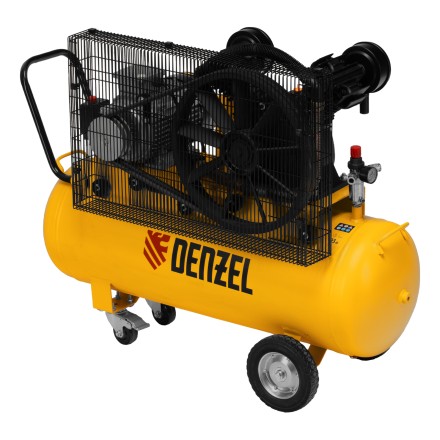 Компрессор воздушный рем. привод Denzel BCV 4000-T/100, 4,0 кВт, 100 литров, 690 л/мин купить в Уфе