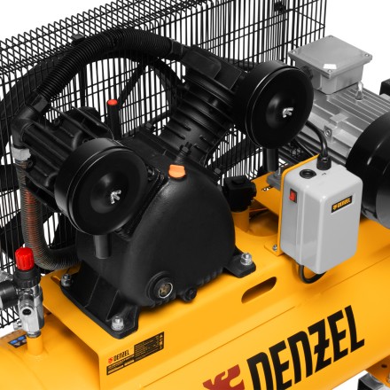 Компрессор воздушный рем. привод Denzel BCV 4000-T/100, 4,0 кВт, 100 литров, 690 л/мин купить в Уфе