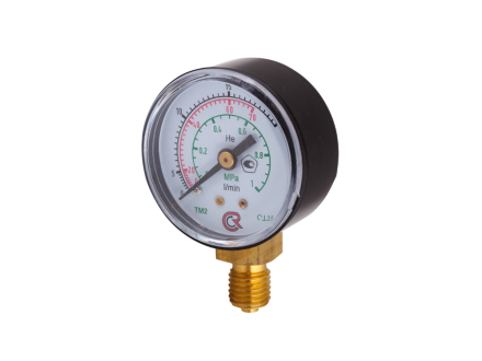 Манометр ТМ-210Р  0-70/20L/min 1,0MPa  M12х1,5 2,5 He  Сварог купить в Уфе