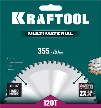 Диск пильный Multi Material, повышенный ресурс 36953-355-25.4 купить в Уфе