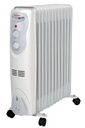 Маслянный радиатор обогреватель электрический Ресанта ОМ-12Н купить в Уфе