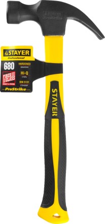Молоток-гвоздодер &quot;Fiberglass&quot;, 680г, STAYER Professional 2026_z01 купить в Уфе