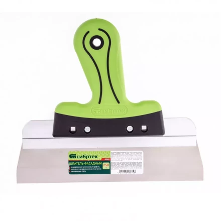 Шпатель фасадный нержавеющая сталь 250 мм, двухкомпонентная ручка  Сибртех 85582 купить в Уфе