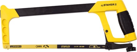 Ножовка по металлу STAYER RX700-HERCULES, металлическая обрезиненная ручка, натяжение 100 кг, 300 мм 2-15791_z01 купить в Уфе
