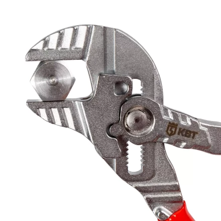 Клещи переставные — гаечный ключ КВТ 180 мм с кнопочной самофиксацией (82147) купить в Уфе