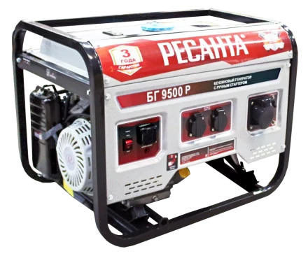 Бензогенератор  Ресанта БГ 9500 Р купить в Уфе