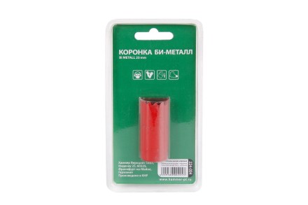 Коронка биметаллическая HAMMER Ф25х38мм 5/8&quot; BiMETALL (224-004) купить в Уфе