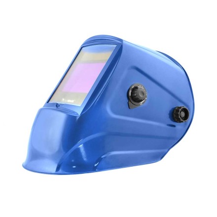 Маска сварщика GEFEST синяя ф-р 9500V FoxWeld без коробки купить в Уфе