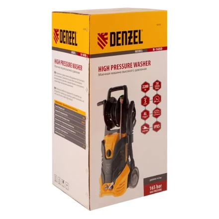 Минимойка-мойка высокого давления DENZEL R-165D с барабаном 58235 купить в Уфе