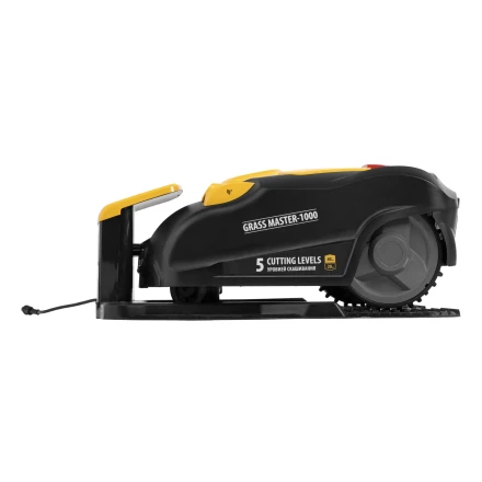 Робот-газонокосилка Grass Master 1000, ультразвуковой датчик, 3 Ач, LCD дисплей, Wi-Fi // Denzel купить в Уфе