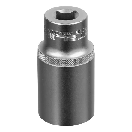 Головка торцевая удлиненная, 32 мм, шестигранная, CrV, под квадрат 1/2 Stels 13886 купить в Уфе