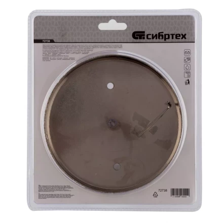 Сверло по керамической плитке и стеклу Сибртех 72738, 150 х 55 мм, шестигранный хвостовик, с центрующим сверлом купить в Уфе