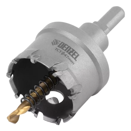 Коронка по металлу твердосплавная, 47 мм Denzel 724015 купить в Уфе