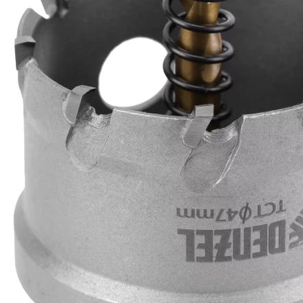 Коронка по металлу твердосплавная, 47 мм Denzel 724015 купить в Уфе