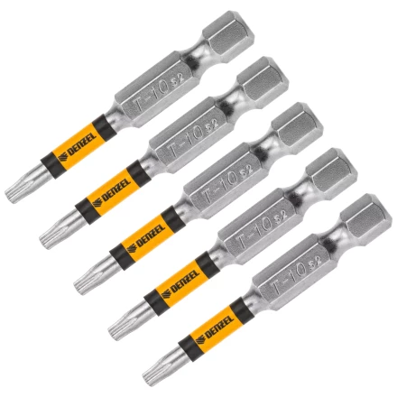 Бита T10x50, 5 шт. Denzel 7711318 купить в Уфе