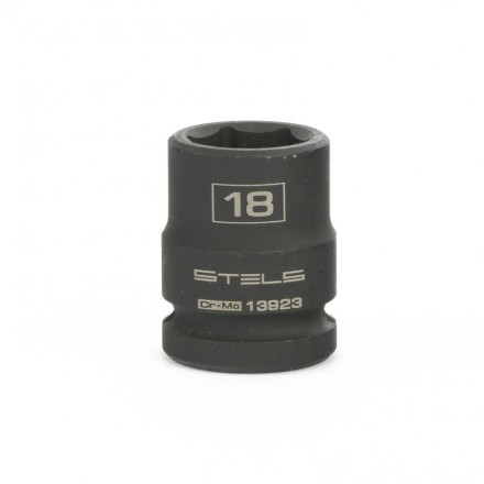 Головка ударная шестигранная 18 мм 1/2&quot; CrMo Stels 13923 купить в Уфе