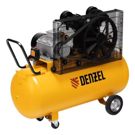 Компрессор воздушный рем. привод Denzel BCV 4000-T/200, 4,0 кВт, 200 литров, 690 л/мин купить в Уфе