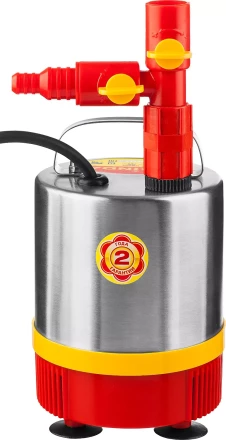 Насос GRINDA фонтанный д/чистой воды, нерж. сталь, 3 насадки, пропуск. способ. 1750 л/ч, высота подачи воды 2,3 м, 50 Вт GFPP-29-2.3 купить в Уфе