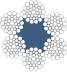 Строп СКП-2.50 т. L=2.50м заплет ГОСТ 7668-80 купить в Уфе