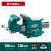 Тиски KRAFTOOL STEEL стальные 32701-125 купить в Уфе