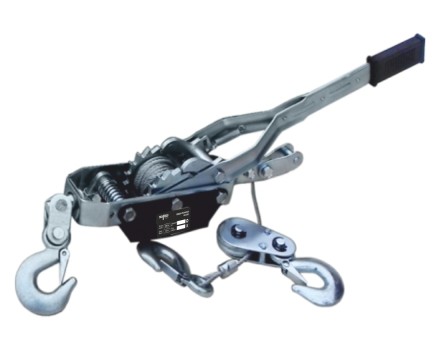 Лебедка рычажная гаражная Magnus-Profi LRG-2002, 2 т, канат 2.8 м, двойной храповый механизм купить в Уфе