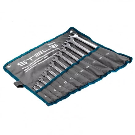 Набор ключей комбинированных 12 шт 6-22 мм, антислип Stels 15284 купить в Уфе