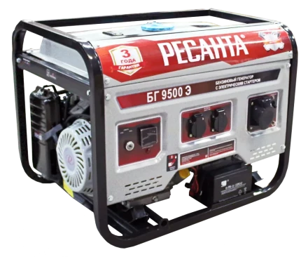 Бензогенератор  Ресанта БГ 9500 Э купить в Уфе