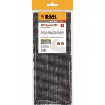 Сетка абразивная DENZEL P 600 115х280мм 5шт 75189 купить в Уфе