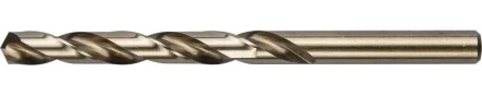 Сверло ЗУБР &quot;КОБАЛЬТ&quot; по металлу, цилиндрический хвостовик, быстрорежущая сталь Р6М5К5, класс точности А1, 9х125мм, 1шт 4-29626-125-9 купить в Уфе