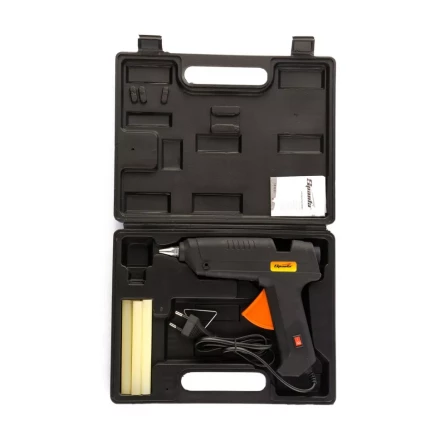 Клеевой пистолет с выключателем 11 мм, в кейсе, 80 Вт, 10 г/мин Sparta 93020 купить в Уфе