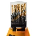 Набор сверл по металлу, 1-13 мм, HSS-Tin, Golden Tip, 25 шт Denzel 72323 купить в Уфе