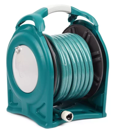 Набор RACO поливочный: катушка для шланга универс.,шланг поливоч.1/2&quot;x25 м, шланг соед.1/2&quot;x 1,5 м, поливоч. арматура 4260-55/590 купить в Уфе