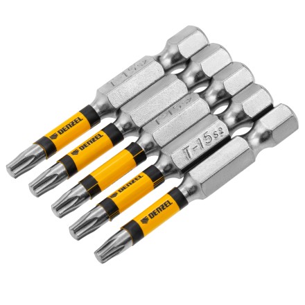 Бита T15x50, 5 шт. Denzel 7711319 купить в Уфе
