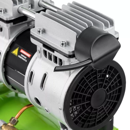 Компрессор безмаслянный малошумный Сибртех МБ 750/10,750 Вт, 10 л, 150 л/мин 58001 купить в Уфе