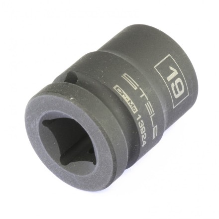 Головка ударная шестигранная 19 мм 1/2&quot; CrMo Stels 13924 купить в Уфе
