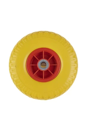 Колесо литое полиуретановое 260 мм PU 1805 с пластиковым ободом (20 мм шариковый подишпник) 1046280 купить в Уфе