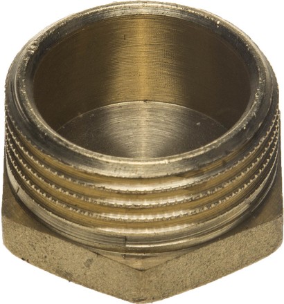 Заглушка GENERAL FITTINGS латунь, 6-ти гранная головка, наружная резьба, 1&quot; 51098-S-1 купить в Уфе