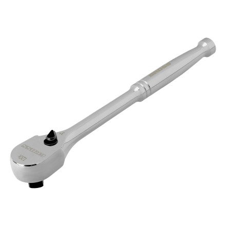 Ключ-трещотка 1/2&quot; Gross 14052, CrV, 120 зубьев, цельнометаллический, хром купить в Уфе