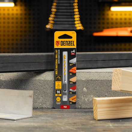 Сверло универсальное, Multi cut, 4 мм Denzel 706005 купить в Уфе