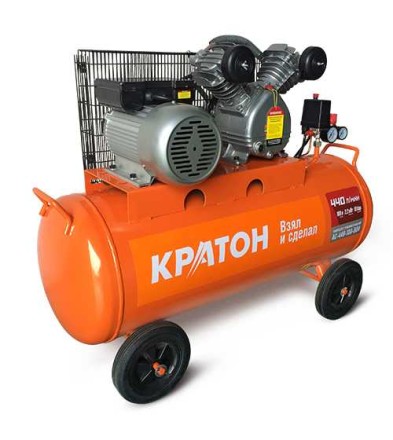 Компрессор масляный поршневой ременной Кратон AC-440-100-BDV 3 01 01 040 купить в Уфе