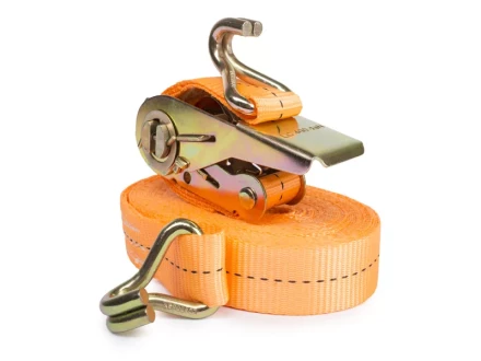 Ремень стяжной 0,4/0,8 т 8,5 м 25 мм с крюками 1001678 купить в Уфе