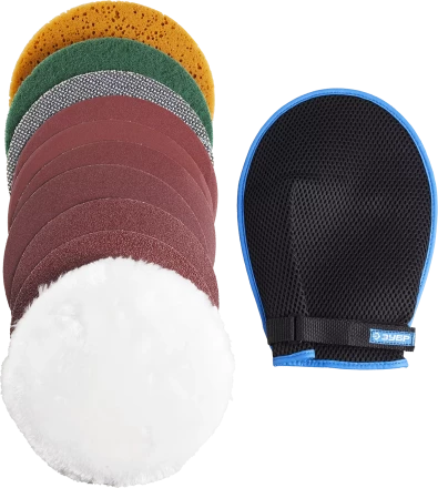 Насадки полировальные на липучке серия ЭКСПЕРТ купить в Уфе