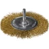 DEXX. Щетка дисковая для дрели, витая стальная латунированная проволока 0,3мм, 100мм 35110-100 купить в Уфе