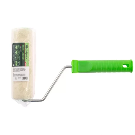 Валик &quot;ВЕЛЮР&quot; с ручкой 150 мм ворс 5 мм D - 36 мм  СИБРТЕХ 80133 купить в Уфе