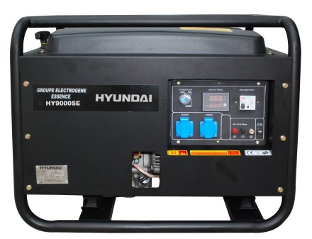 Бензогенератор Hyundai HY 9000SE-3 + колеса купить в Уфе