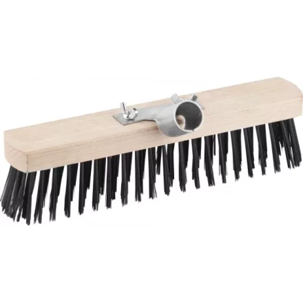 Щетка GRINDA "EURO" уличная без ручки, буковая колодка, мет щетина, с металлическим держателем для черенка, 30см 39196-30 купить в Уфе