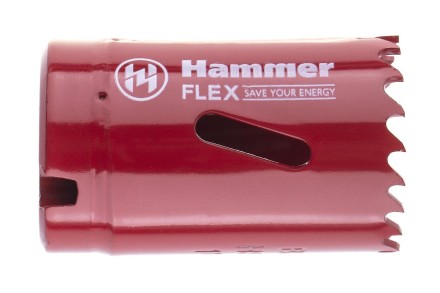 Коронка биметаллическая HAMMER Ф32х38мм 5/8&quot; BiMETALL (224-006) купить в Уфе