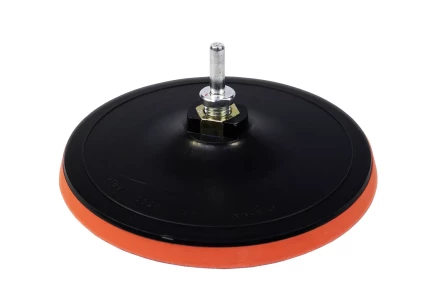 Тарелка опорная Ф180 мм М14 для УШМ липучая основа мягкая адаптер 51544 купить в Уфе