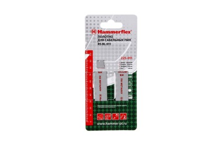 Полотно для сабельной пилы HAMMER 100мм, TPI 14, BIM, 2шт/уп (Flex 225-011) купить в Уфе