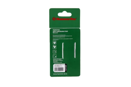 Полотно для сабельной пилы HAMMER 100мм, TPI 14, BIM, 2шт/уп (Flex 225-011) купить в Уфе